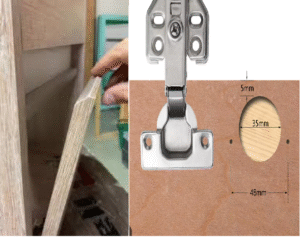 Corte 45 y perforación 